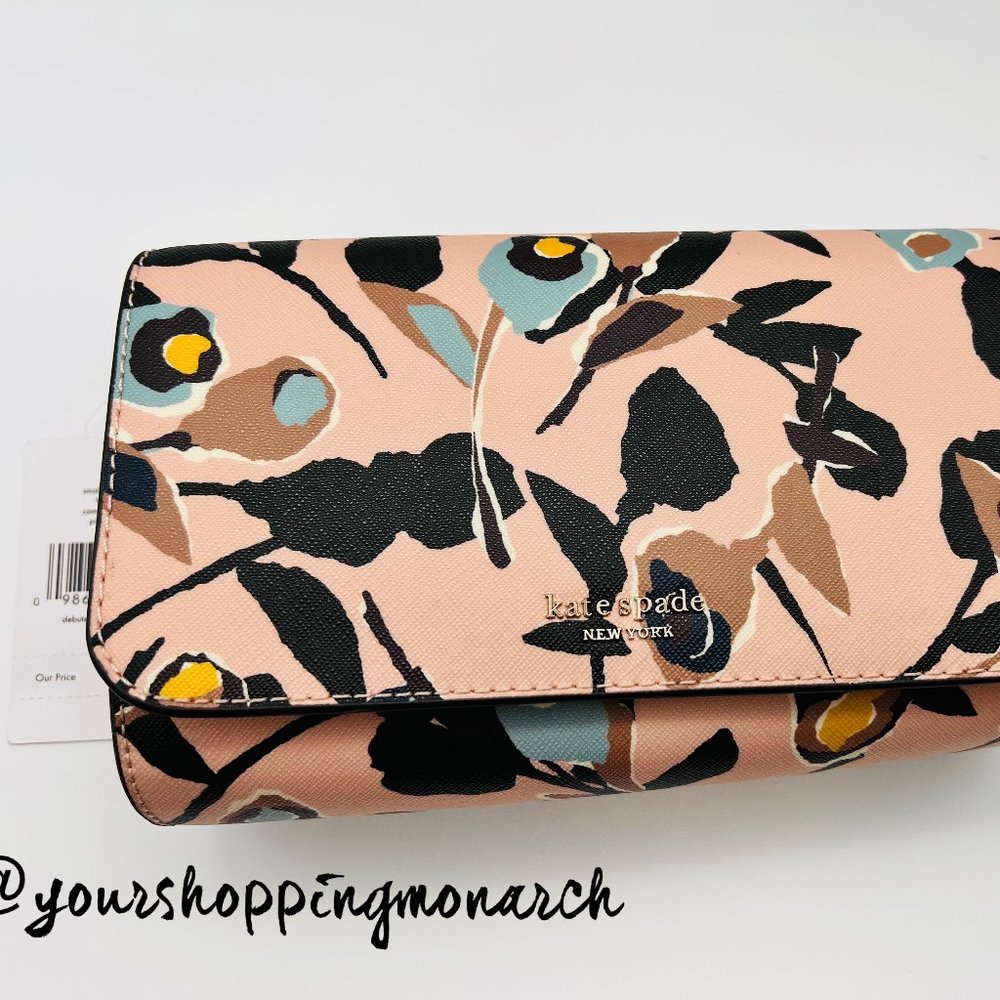 Kate Spade Small Flap Convertible Cameron Crossbody Paper Rose NWT
